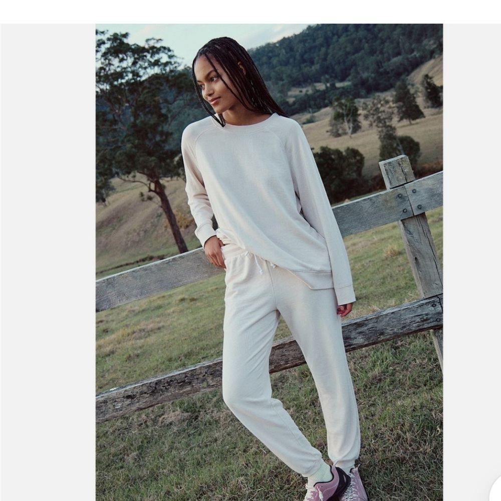 FREE PEOPLE MOVEMENT Creme Tofu Lounge Pants